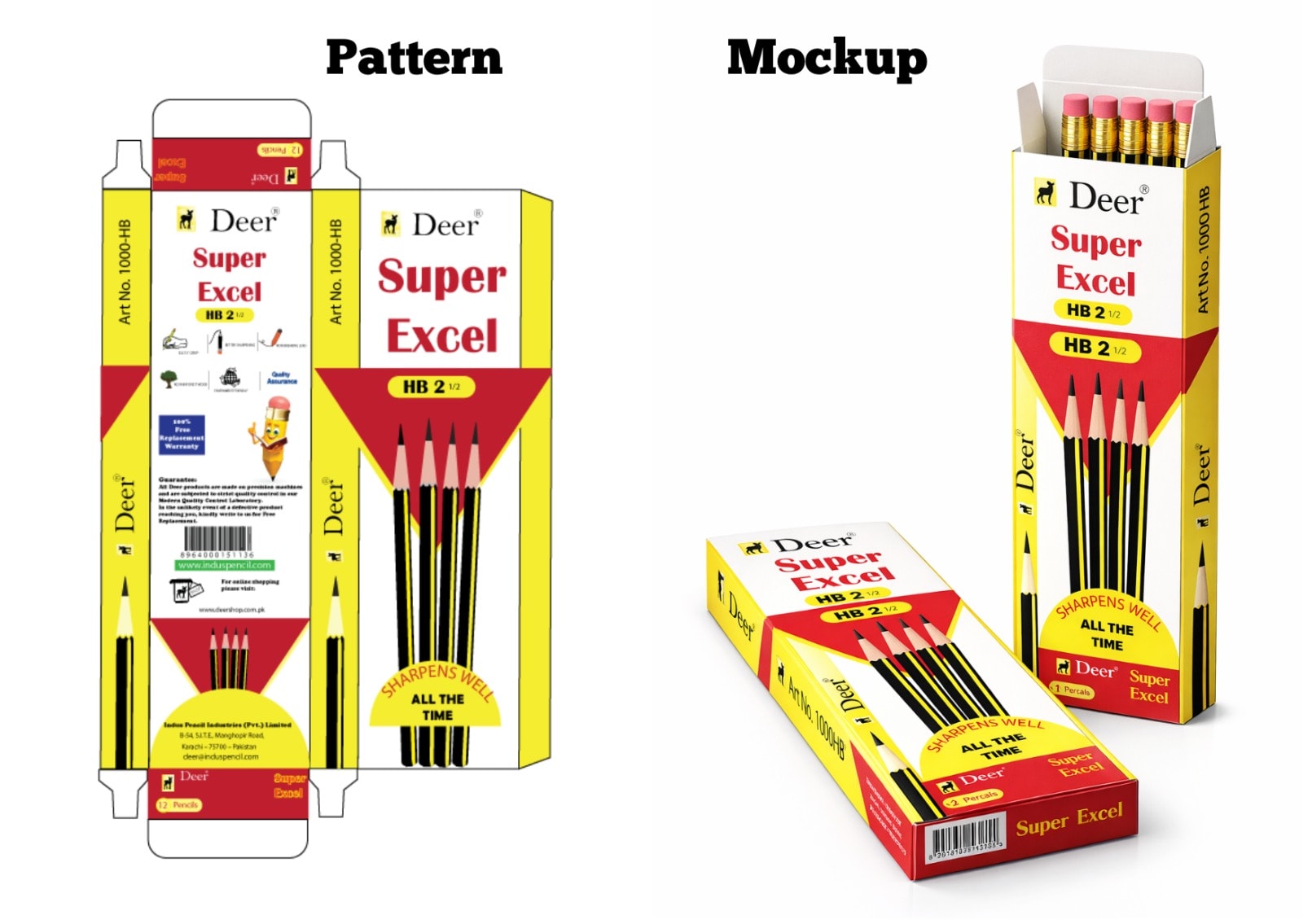 Deer Super Excel — Packaging Design