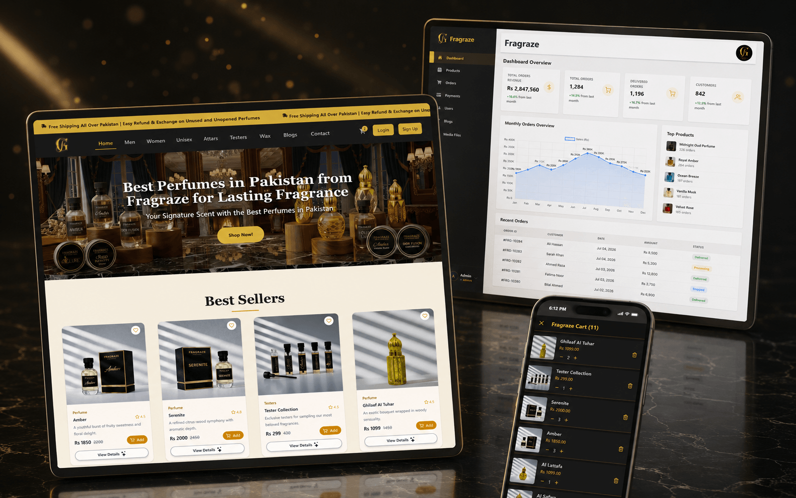 Fragraze — UI/UX Design