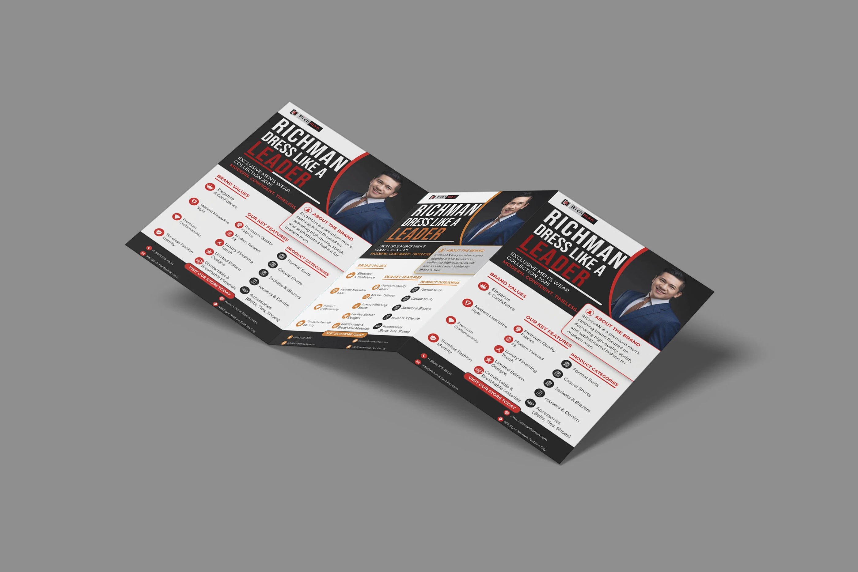 Richman Trifold — Print Design